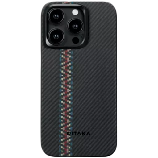 PITAKA Чехол Fusion Weaving MagEZ Case 4 с MagSafe Rhapsody для iPhone 15 Pro Max