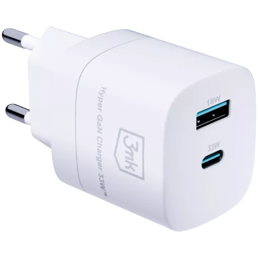 Սնուցման փոխարկիչ 3MK 2*USB/USB-C, 33 Վտ