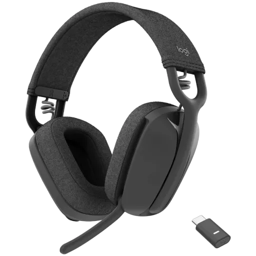 Set cu căști fără fir LOGITECH Zone Vibe, Graphite