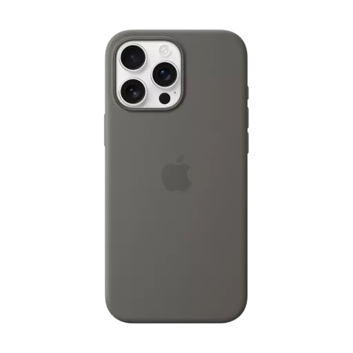 Чехол APPLE силиконовый с MagSafe для iPhone 16 Pro Max, Серый