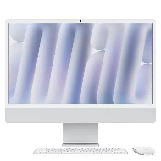 iMac 24" M4, 8C CPU 8C GPU, 16ГБ 256ГБ SSD, Серебристый
