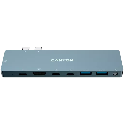 Мультипортовая док-станция CANYON 8в1 USB Type С (CNS-TDS08DG)