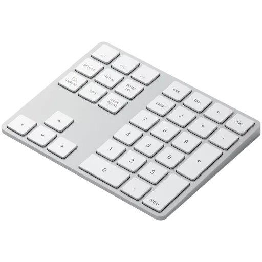 Клавиатура SATECHI Bluetooth, Серебристый