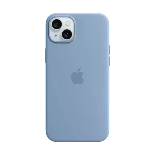 Apple Case Silicone Case with MagSafe Winter Blue for iPhone 15 Plus