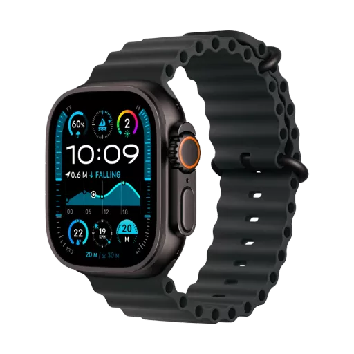 Apple Watch Ultra 2 2024  Черный Ocean Band, 49мм, Black Titanium