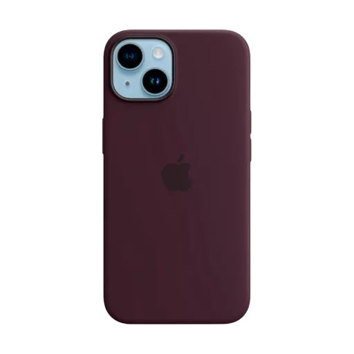 Apple Case Silicone Case with MagSafe Elderberry for iPhone 14