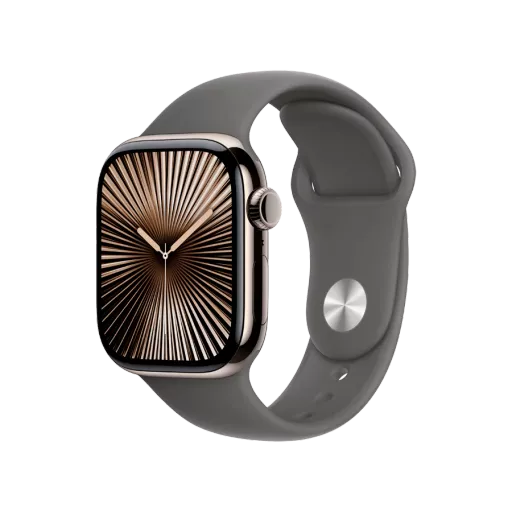 Apple Watch Series 10 GPS + Cellular  Stone Grey Sport Band, S/M, 42mm, Natural