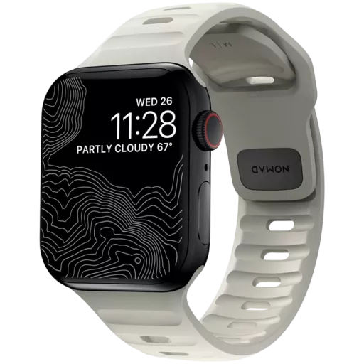 Ремешок NOMAD Sport Strap V2, 38/40/41мм, Серо-бежевый