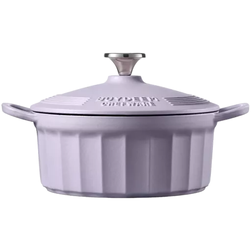 BUYDEEM , Petal PurpleEnameled Cast Iron Dutch Oven, model CP521