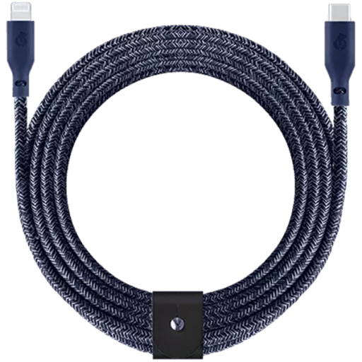 UBEAR Кабель-переходник с USB-C на Lightning, Чёрный, 2.4м