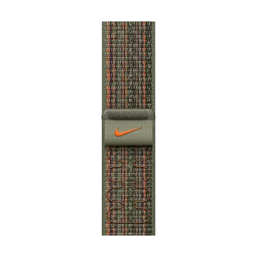 Ремешок APPLE 41мм Nike Sport Loop Nike Sport Loop Sequoia/Orange для Apple Watch 38/40/41 mm