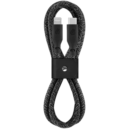 UBEAR Кабель-переходник с USB-C на Lightning, Чёрный, 1.2м