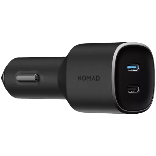 Автомобильный адаптер NOMAD 2*USB-C, 70 Ват