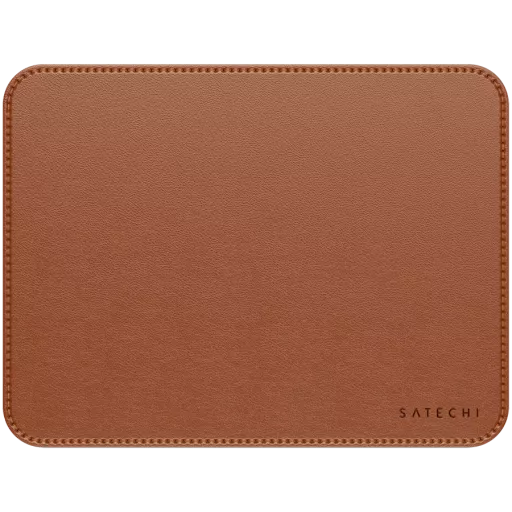 Коврик для мыши SATECHI, премиальная веган-кожа, Коричневый