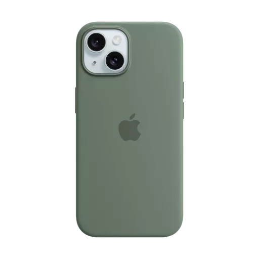 Apple Case Silicone Case with MagSafe Cypress for iPhone 15