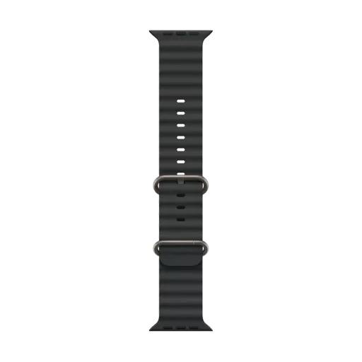 APPLE 49mm Ocean Band - Natural Titanium Finish Ремінець Ocean Band - Natural Titanium Finish Чорний за Apple Watch 44/45/46/49 mm
