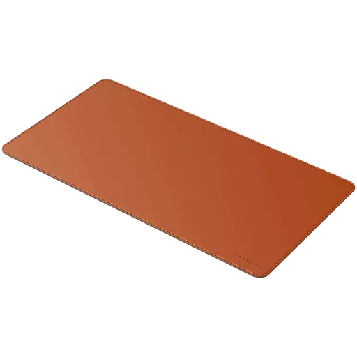 Коврик Satechi Eco Leather Deskmate для компьютерной мыши. Материал эко-кожа (искусственная кожа. Размер 58,5 x 31 см. Цвет коричневый.