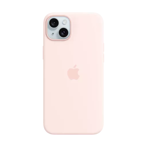 Apple Case Silicone Case with MagSafe Light Pink for iPhone 15 Plus