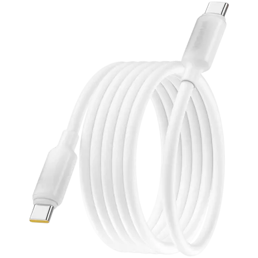 BASEUS Кабель USB-C, Moon White, 1м