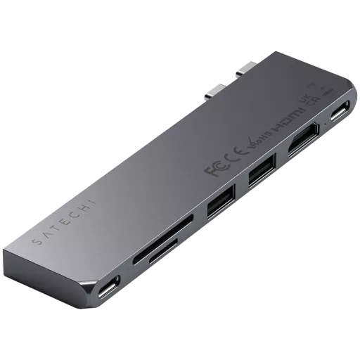 SATECHI  Multiport Adapter Aluminum USB-C Pro Hub Boz kosmos