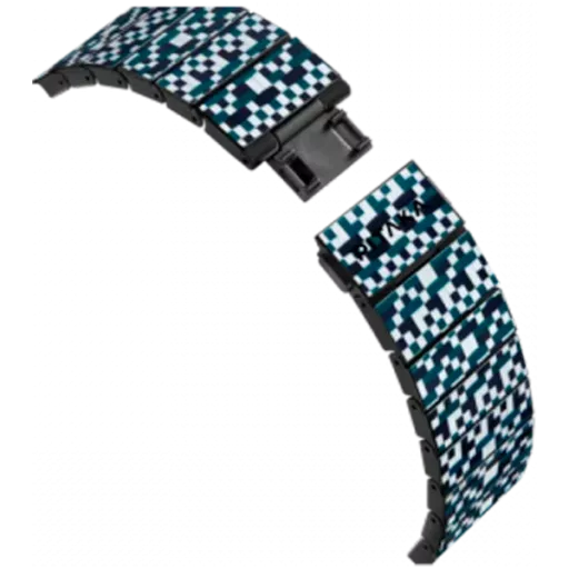 PITAKA Ремешок Dreamland ChromaCarbon Band Мозаика для Apple Watch