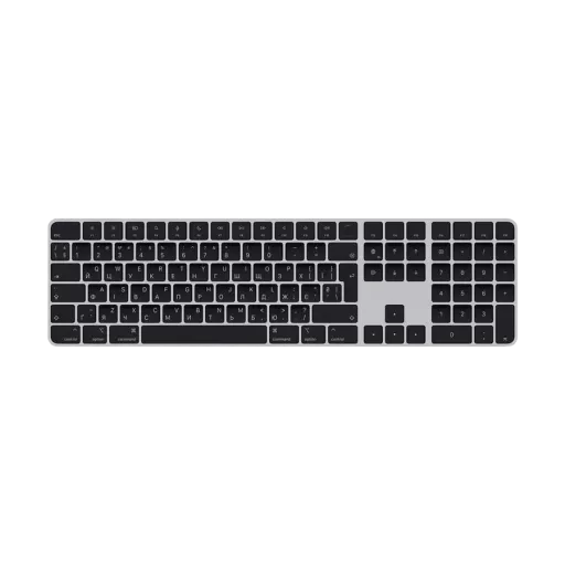 Клавіатура бездротова Apple Magic Keyboard with Touch ID and Numeric Keypad Black (MXK83UA/A)