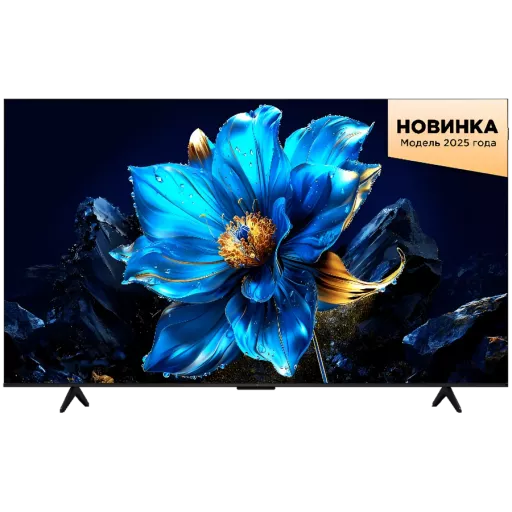 TCL Смарт ТВ, QLED, 75", UHD, Чёрный