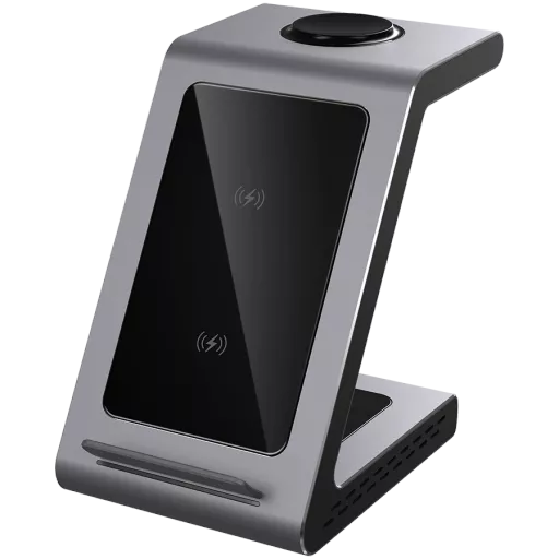 PRESTIGIO ReVolt A8 Беспроводное зарядное устройство, 10 Вт, Серый
