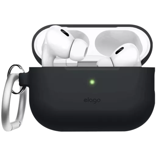 Чехол Elago Silicone Hang Case Black for Airpods Pro 2nd Gen