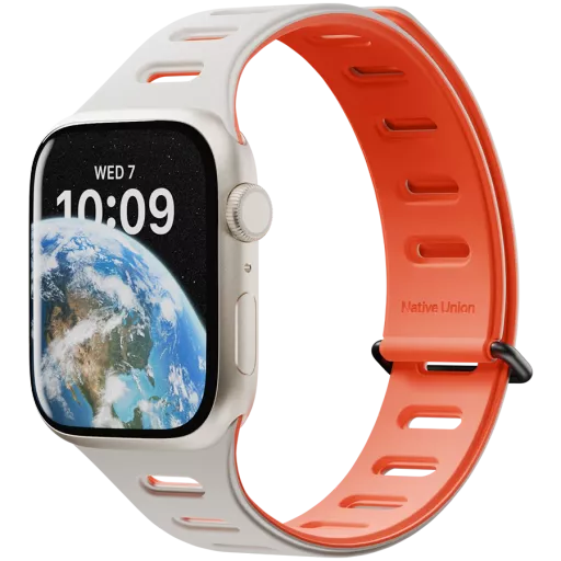 NATIVE UNION Active Watch Band 42/44/45/49mm Band Extension Active Watch Band Oxyfire/Sandstone for Apple Watch 42/44/45/49 mm