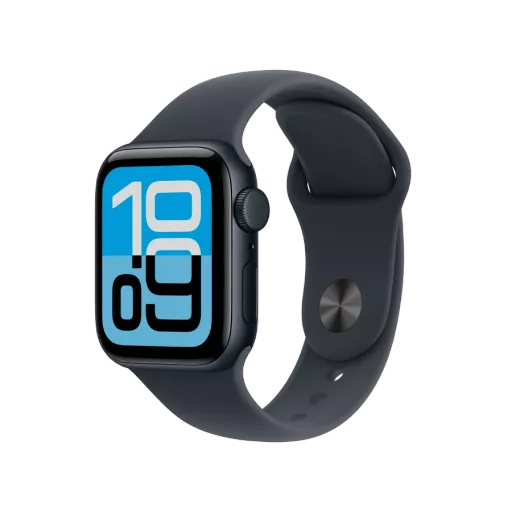 Apple Watch SE GPS Gen.3 + Cellular,  Спортивный ремешок цвета «тёмная ночь», S/M, 40мм, Тёмная ночь