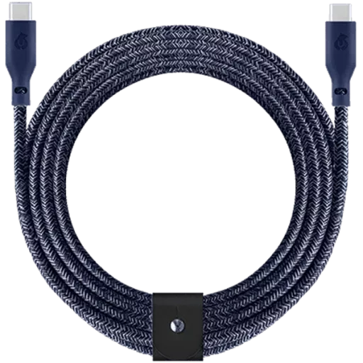 UBEAR Кабель USB-C, Синий, 2.4м