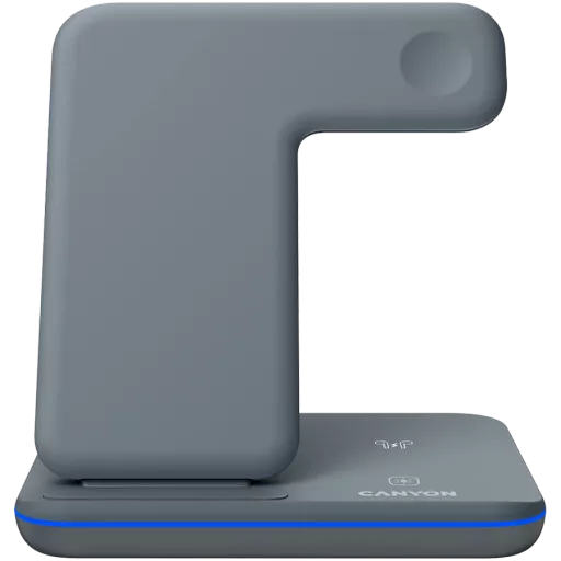 CANYON WS-303 Беспроводное зарядное устройство, 15 Вт, Тёмно-серый