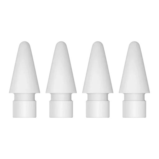 APPLE  for Apple Pencil Pro, Apple Pencil (2nd generation), Apple Pencil (USB-C) and Apple Pencil (1st generation), WhiteTips - 4 pack
