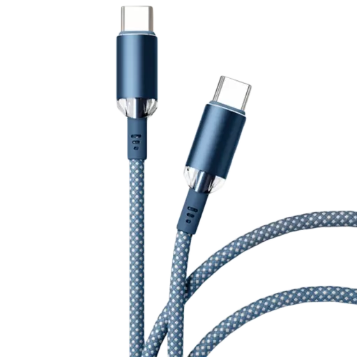 VLP USB-C кабелі, Қою көк, 1.2м