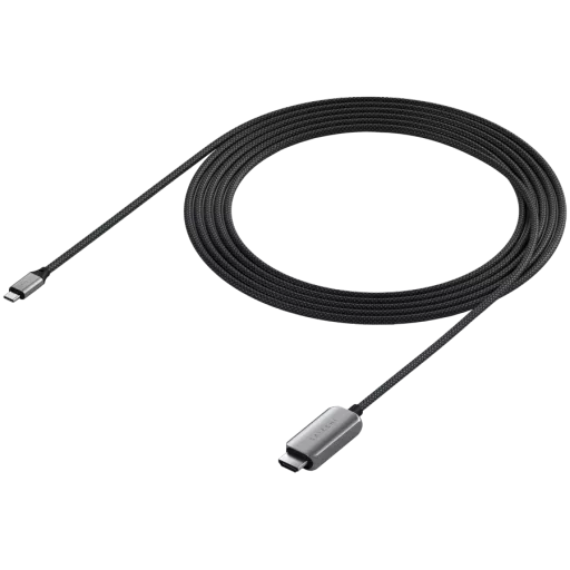 SATECHI USB-C - Lightning ауыстырғыш кабелі, сұр кеңістік, 1.96м
