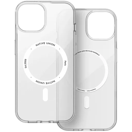 Husă NATIVE UNION transparentă cu MagSafe pentru iPhone 15 Pro Max