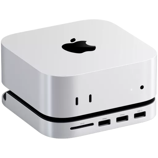 Док-станция и подставка SATECHI для Mac Mini, Серебристый