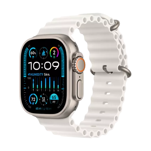 Apple Watch Ultra Series 2 GPS + Cellular White Ocean Band, 49mm, Natural