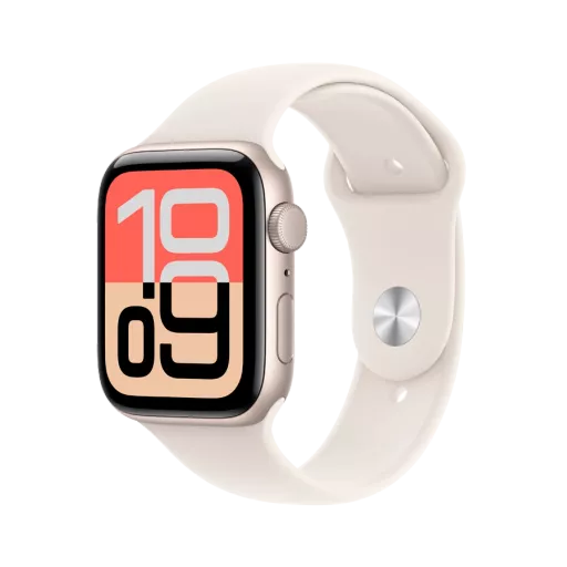 Apple Watch SE GPS Gen.3,  Starlight Sport Band, M/L, 44mm, Starlight