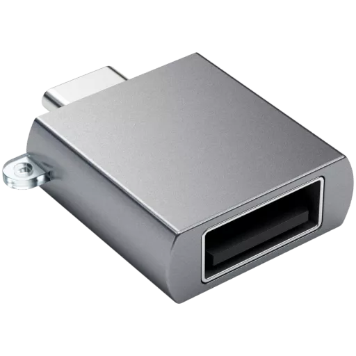 Адаптер SATECHI USB-C to USB-A 3.0, Серый космос