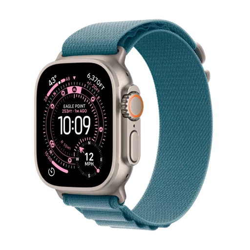 Apple Watch Ultra 3,  Light Blue Alpine Loop, L, 49мм, Natural