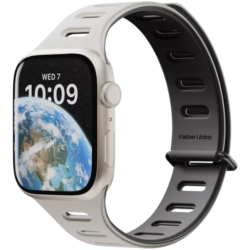 NATIVE UNION Active Watch Band 38/40/41мм Удлинитель ремешка Active Watch Band Black/Sandstone для Apple Watch 38/40/41 mm