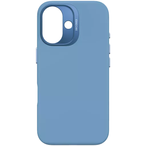 Чехол DECODED из силикона с MagSafe для iPhone 16 Plus, Air Blue