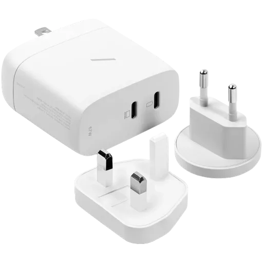 Power Adapter NATIVE UNION 2*USB-C, 67 vatt
