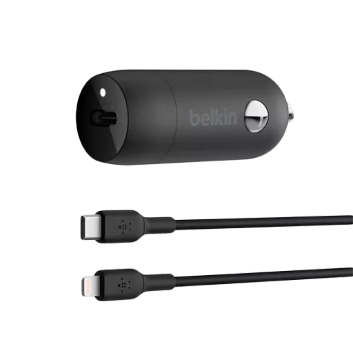 Автомобильный адаптер BELKIN USB-C, 30 Вт