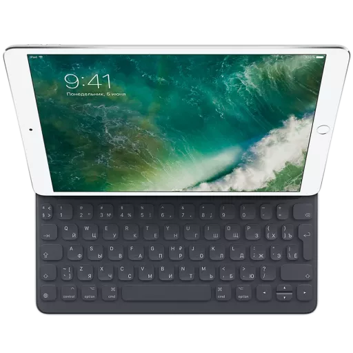 APPLE Чехол с клавиатурой Smart Keyboard  Чёрный для iPad (7-го, 8-го и 9-го поколения)/iPad Air (3-го поколения)/iPad Pro 10,5 дюйма