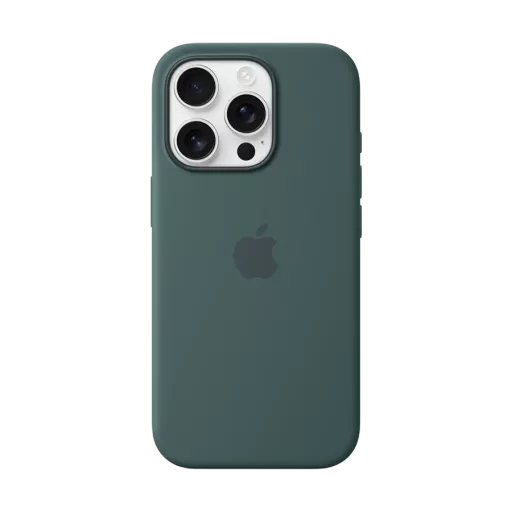 Apple силиконовый чехол с MagSafe Озеро Зеленый для iPhone 16 Pro
