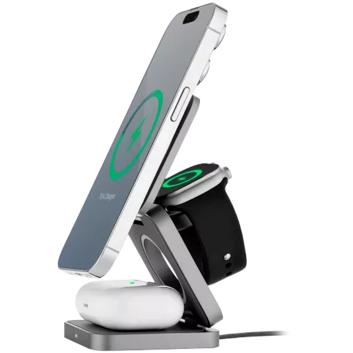 Wireless Charger UBEAR Balance 3in1, 25 W, Gray