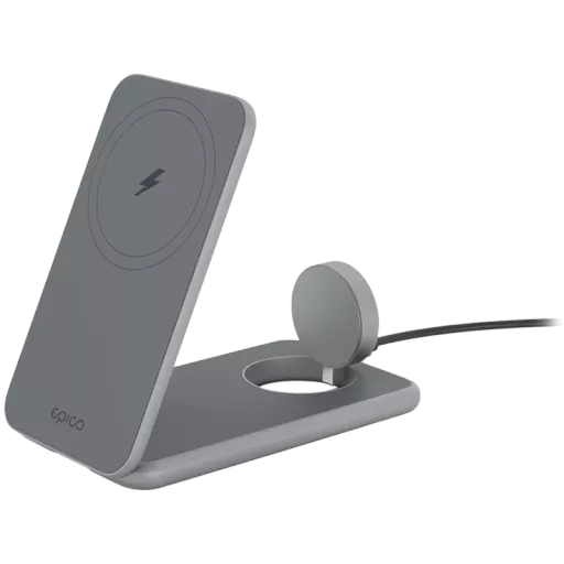 Беспроводное зарядное устройство EPICO, 25 Вт, Серый космос
